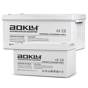 AGM аккумуляторы Aokly серия GFM для ИБП и резервного питания